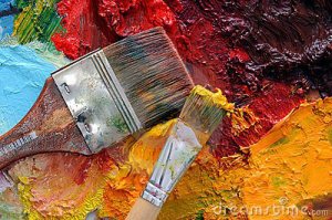 gloria-painting-2-brushes