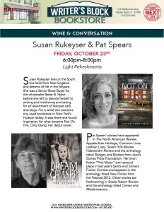 Rukeyser and Spears at Writers Block