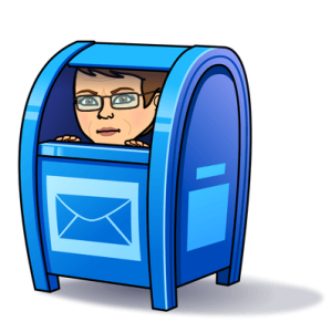 Darlyn in mailbox Bitmoji